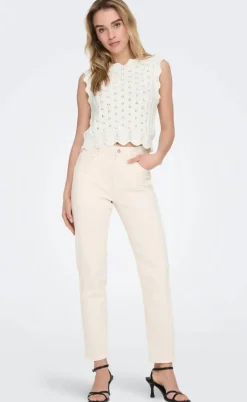 ONLY Vest - Luna Life - Cloud Dancer