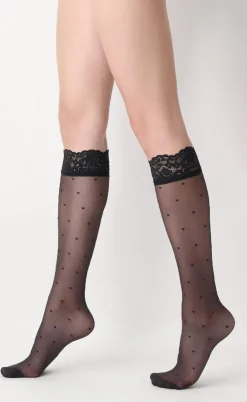 Oroblu Knæstrømper - Sweetie Knee-High - Black