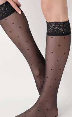 Oroblu Knæstrømper - Sweetie Knee-High - Black