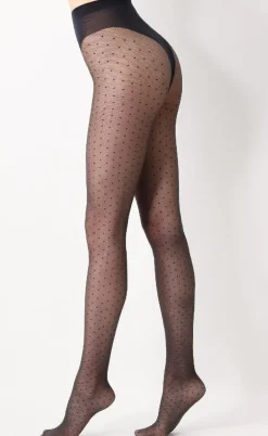 Oroblu Leggings - Plumetis 30 - Black