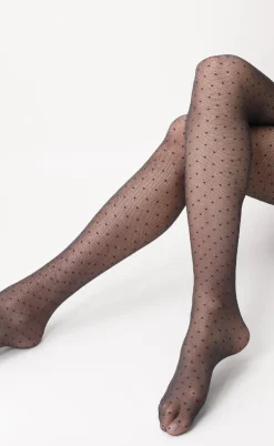 Oroblu Leggings - Plumetis 30 - Black