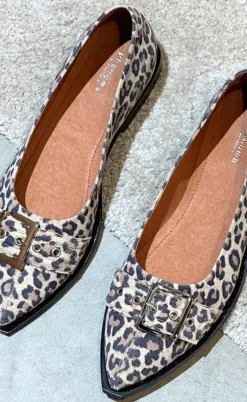 Phenumb Ballerina - Must S - Suede Leopard Brown