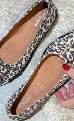 Phenumb Ballerina - Must S - Suede Leopard Brown