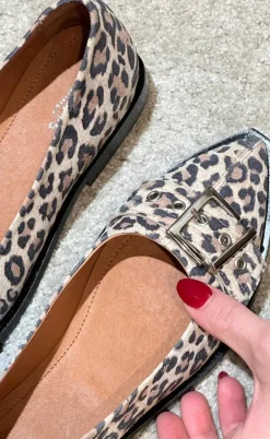 Phenumb Ballerina - Must S - Suede Leopard Brown