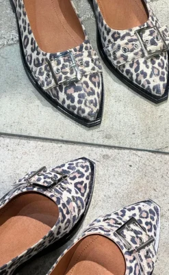 Phenumb Ballerina - Must S - Suede Leopard Brown