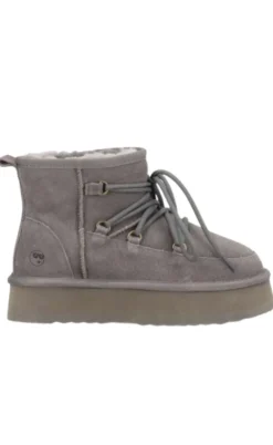 Phenumb Støvle - Dumble XL Lace - Grey Dark