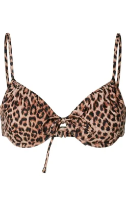 Pieces Bikini Overdel - Lippa - Black/Leo