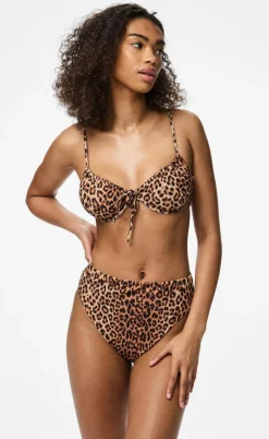 Pieces Bikini Underdel - Lippa - Black/Leo