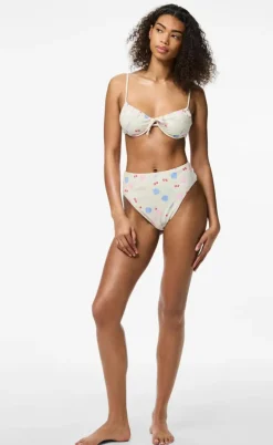 Pieces Bikini Underdel - Lippa - Cloud Dancer/Doodle