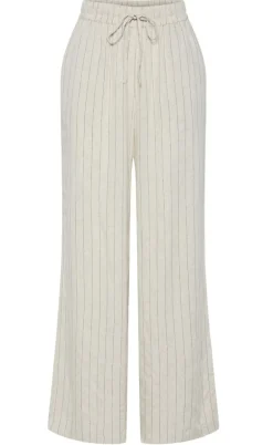 Pieces Bukser - Pia - Birch/Black