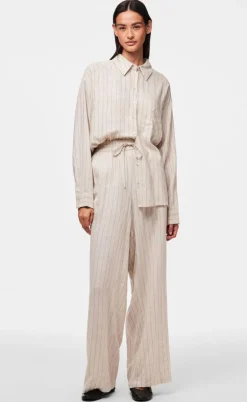 Pieces Bukser - Pia - Birch/Black