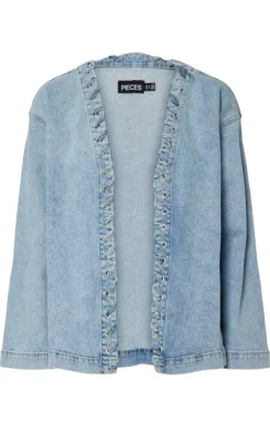 Pieces Jakke - Fenda - Light Blue Denim