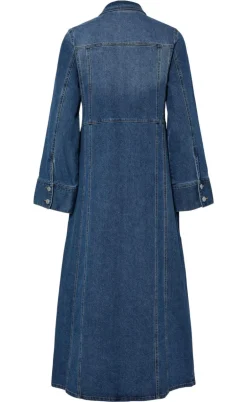 Pieces Kjole - Femma - Medium Blue Denim