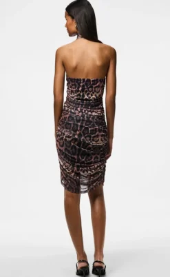 Pieces Kjole - Nalle - Black/Leo