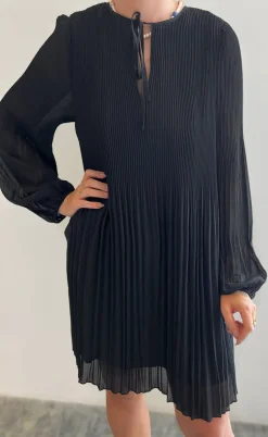 Pieces Kjole - Naomie O-Neck Short - Black