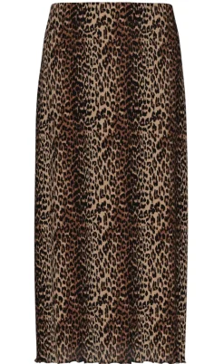 Pieces Nederdel - Flora - Black Leo