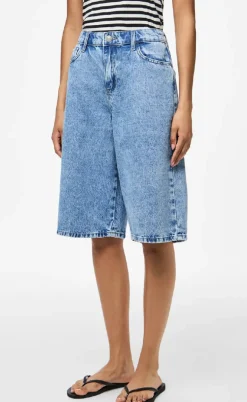 Pieces Shorts - Sky - Medium Blue Denim