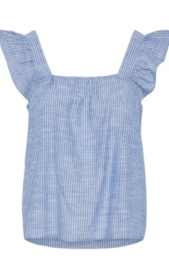 Pieces Top - Apia - Nautical Blue/Bright White