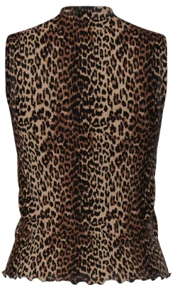 Pieces Top - Flora - Black Leo