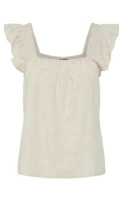 Pieces Top - Pia - Birch Melange