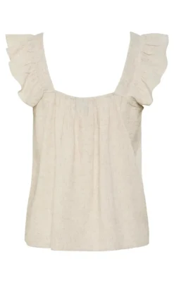 Pieces Top - Pia - Birch Melange