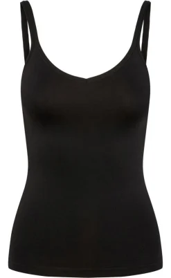 Pieces Top - Plain - Black