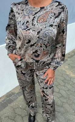 Say INA Copenhagen Bluse - Chili - Paisley Night