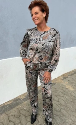 Say INA Copenhagen Bluse - Chili - Paisley Night