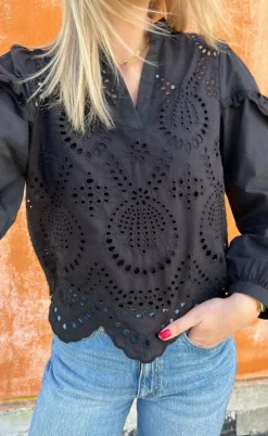 Say INA Copenhagen Bluse - Benedicte - Black