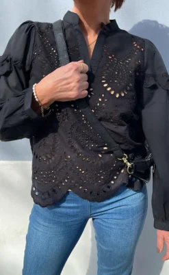 Say INA Copenhagen Bluse - Benedicte - Black