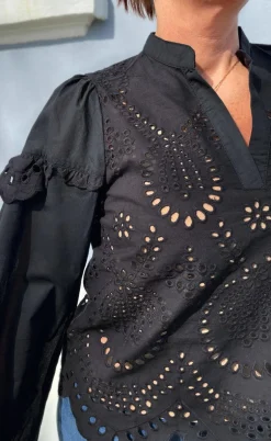 Say INA Copenhagen Bluse - Benedicte - Black