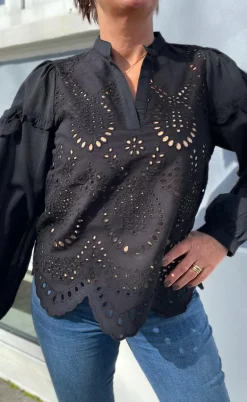 Say INA Copenhagen Bluse - Benedicte - Black