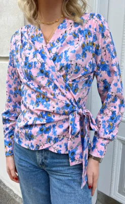 Say INA Copenhagen Bluse - Josse - Blue Flower