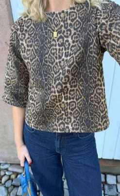 Say INA Copenhagen Bluse - Lara - Leopard