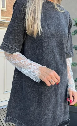 Say INA Copenhagen Bluse - Lissa Lace - White