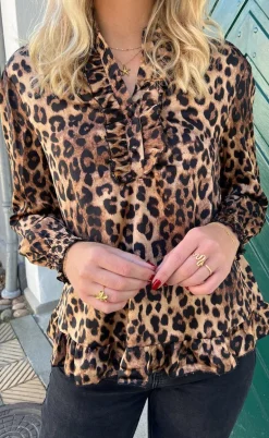 Say INA Copenhagen Bluse - Pia - Leopard