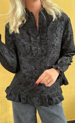 Say INA Copenhagen Bluse - Roxie - Black