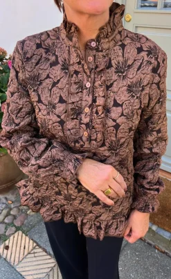 Say INA Copenhagen Bluse - Roxie - Brown