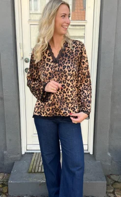 Say INA Copenhagen Bluse - Safina - Leopard