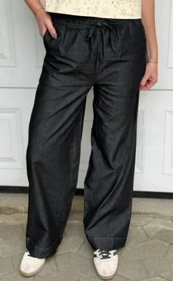 Say INA Copenhagen Bukser - Detia - Black Denim