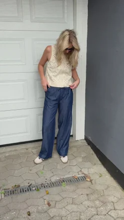 Say INA Copenhagen Bukser - Detia - Black Denim