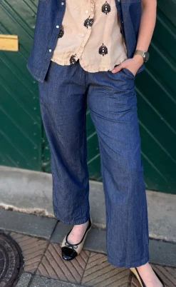 Say INA Copenhagen Bukser - Detia - Denim Blue
