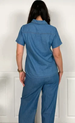 Say INA Copenhagen Bukser - Detia - Light Blue Denim