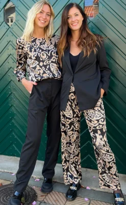 Say INA Copenhagen Bukser - Ida - Brown Leaf