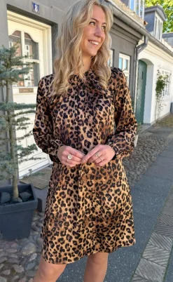 Say INA Copenhagen Kjole - Hazel - Leopard