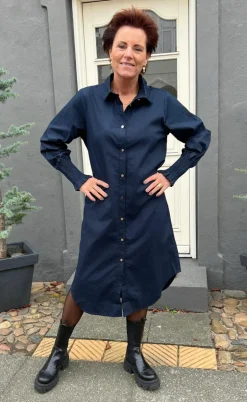 Say INA Copenhagen Kjole - Vera - Midnight Blue