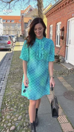 Say INA Copenhagen Kjole - Camilla - Aqua