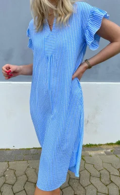 Say INA Copenhagen Kjole - Winnie - Blue Striped