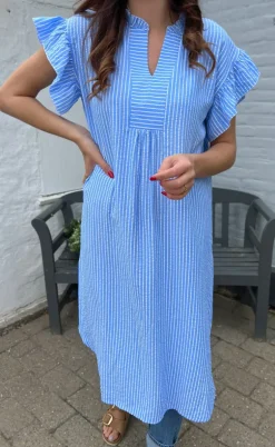 Say INA Copenhagen Kjole - Winnie - Blue Striped