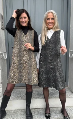 Say INA Copenhagen Kjole - Ania Spencer - Grey Leopard